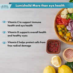 Close-up of LumiShield Plus Peppermint label