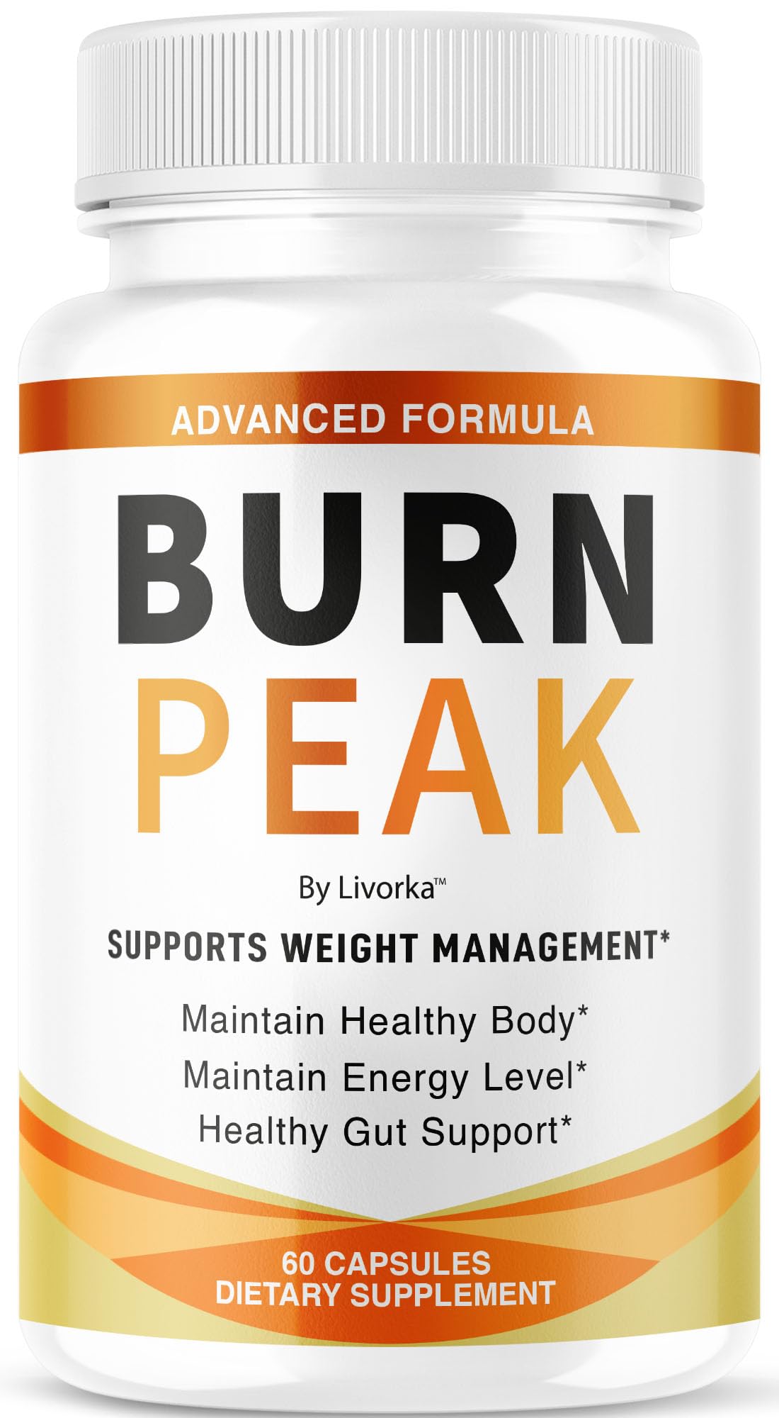 Burn Peak Capsules bottle with BurnPeak label