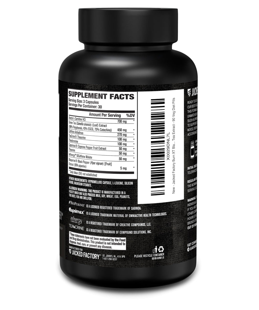 90-count Veg Diet Pills Burn XT Black packshot