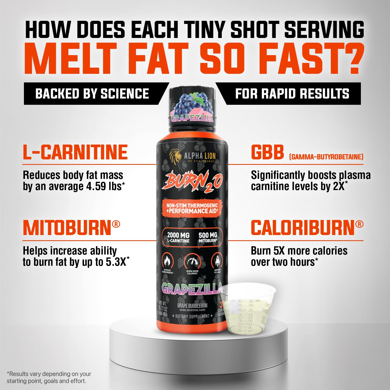 Burn2O Grapezilla flavor product image 1