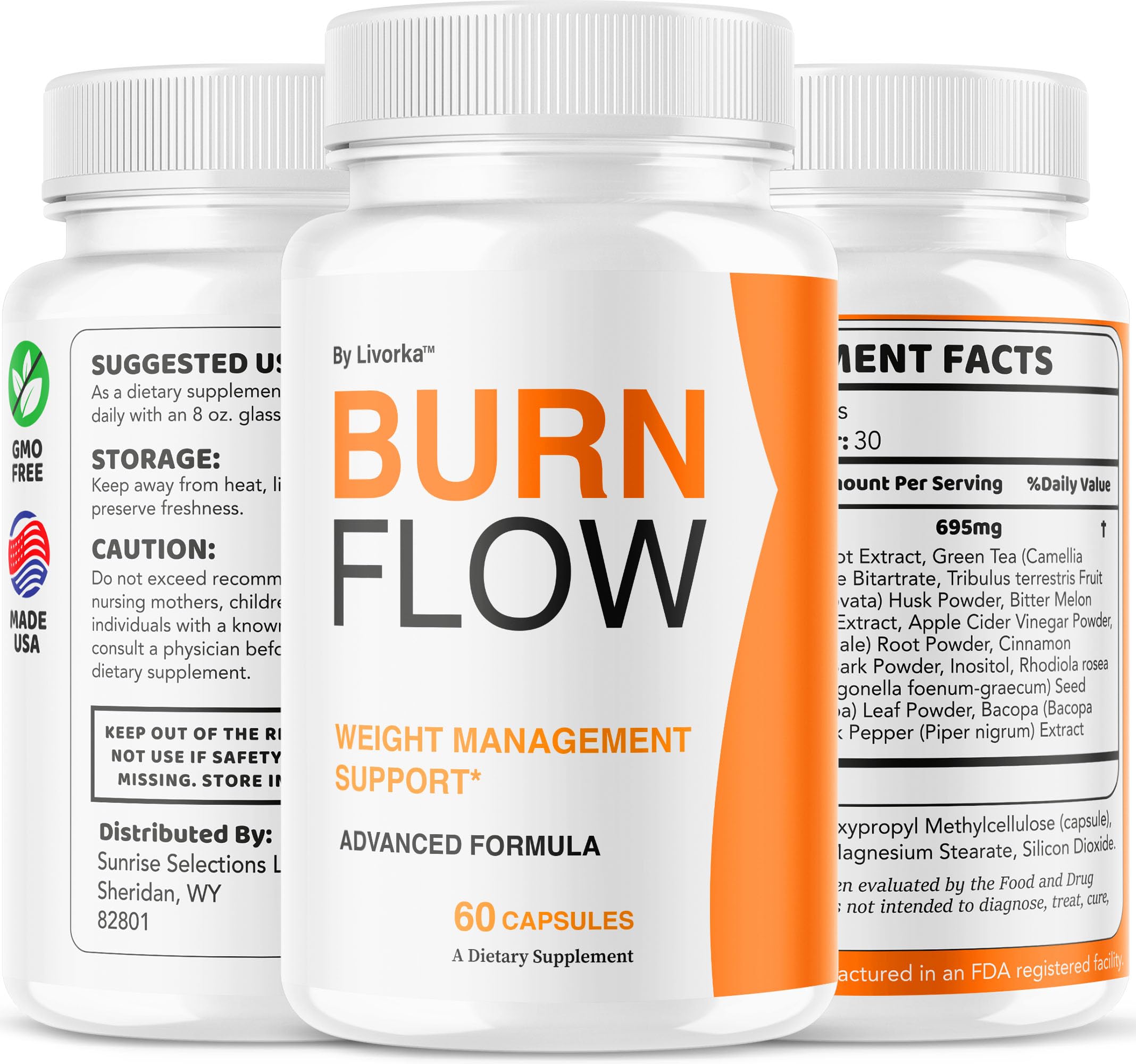 Illustration of BurnFlow health benefits