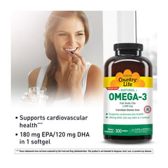 Burpless omega-3 fish oil softgel