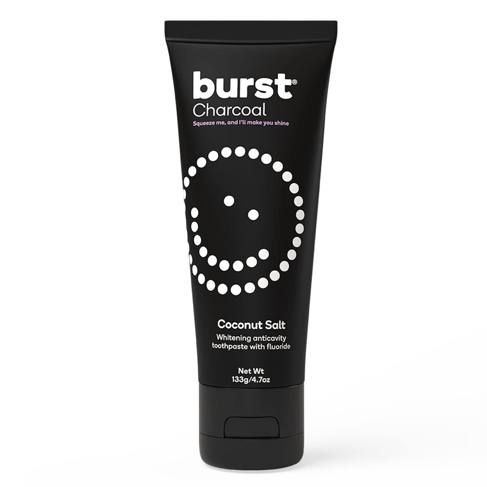 BURST Charcoal Whitening Toothpaste for Adults 4.7oz tube (hero image)