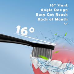 Charcoal soft bristles designed for Burst replacement heads