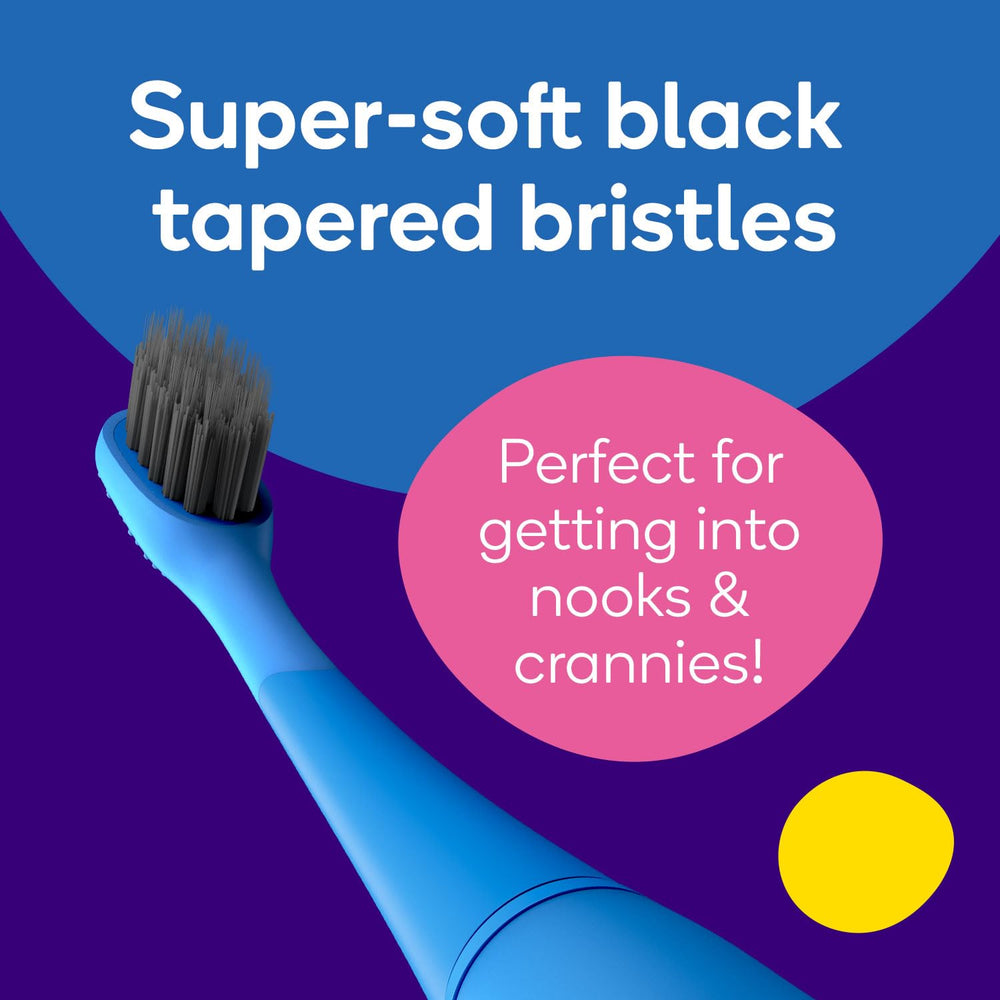2-minute timer feature on BURST kids toothbrush
