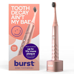 BURST Original Sonic Toothbrush Rose Gold with soft bristles