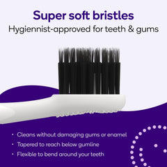 Bristles reach below gumline for deep clean – BURST Pro heads