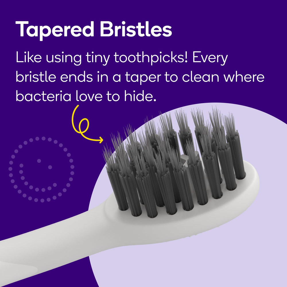 Three-pack BURST Pro replacement heads for stain and plaque removal