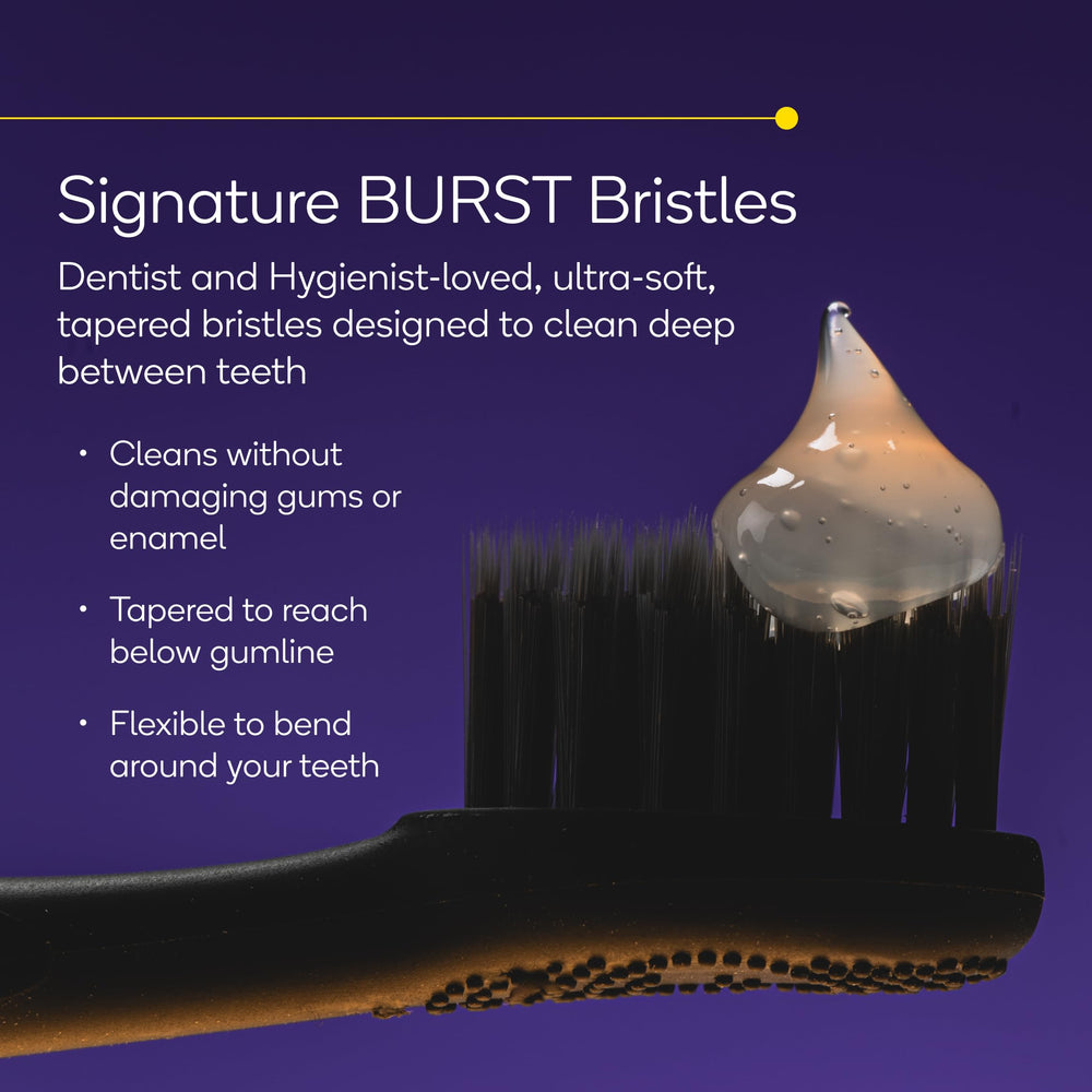 Packaging for Burst Pro Sonic Toothbrush Blue