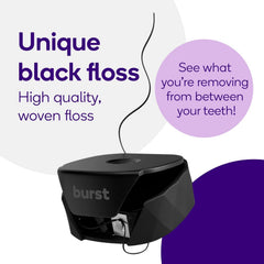 Stain-busting dental floss for cleaner teeth