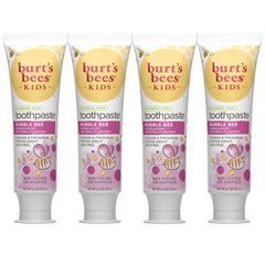 Hero image: Burt's Bees Kids Toothpaste Bubble Bee 4.7 oz pack of 4