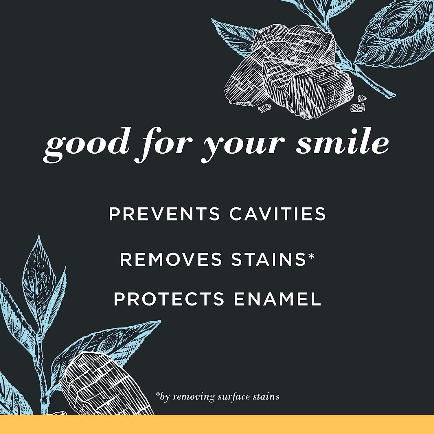 Three Burt's Bees charcoal toothpaste Mountain Mint tubes lined up