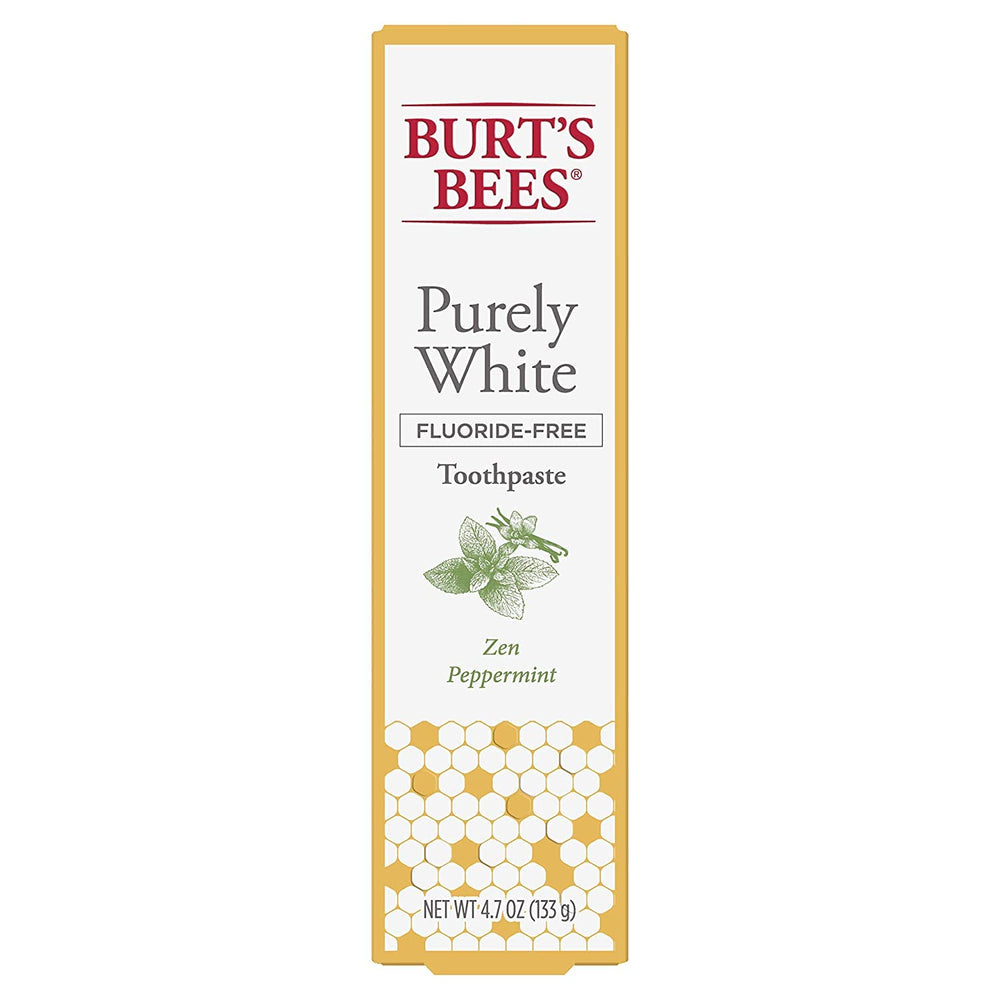 Burt's Bees Purely White toothpaste Zen Peppermint 4.7 oz pack of 2