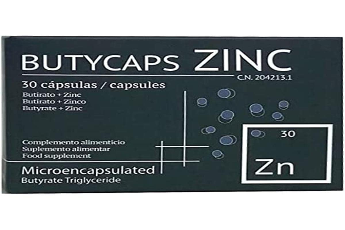 Sachet of Butycaps Zinc tributyrin butyric acid microencapsulated supplement