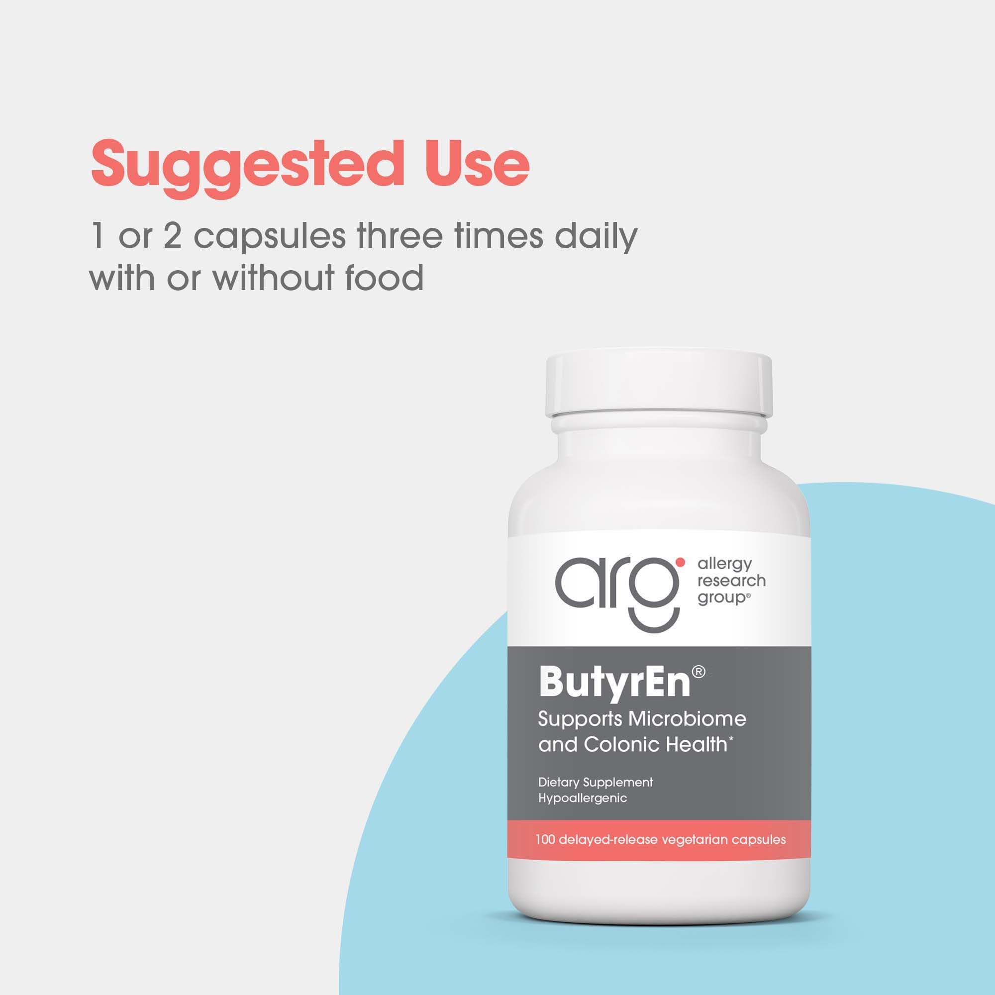 Doctor-developed hypoallergenic Butyren packaging