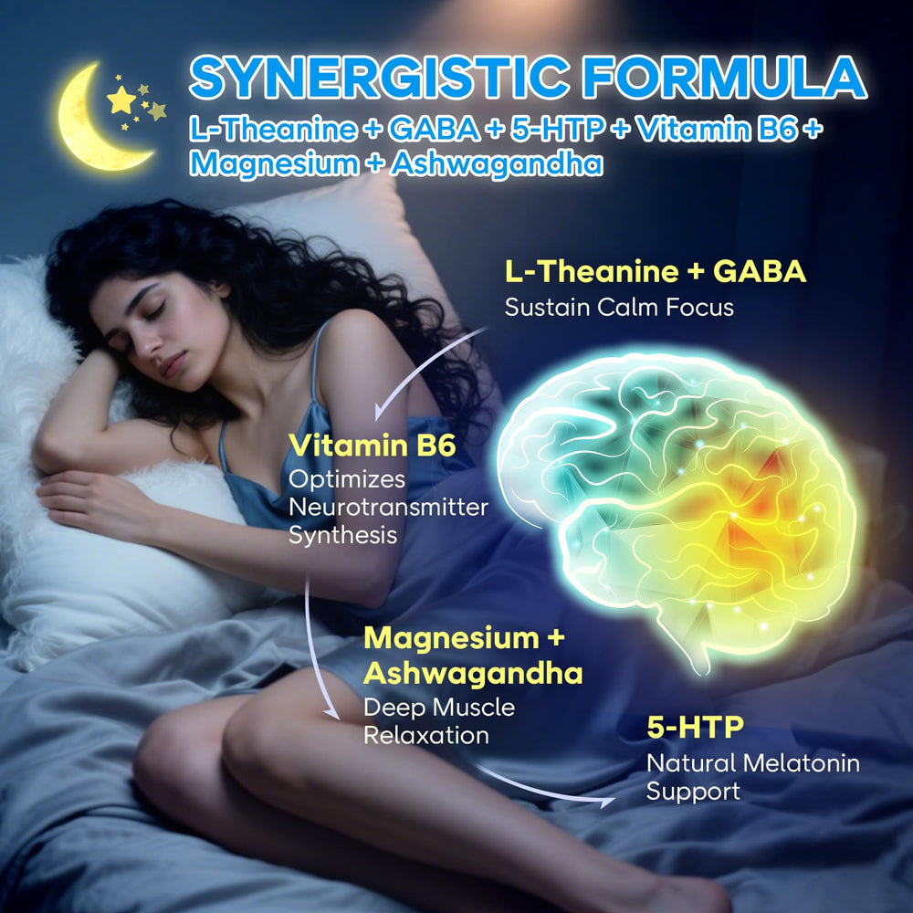 Two BVIVLOO L-Theanine Gummies ready for daily use