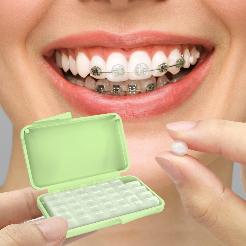 Clear dental wax for braces and aligners