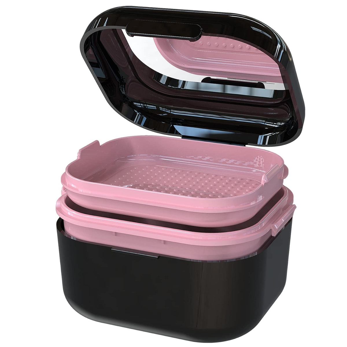 BVN Denture Bath Case with Mirror