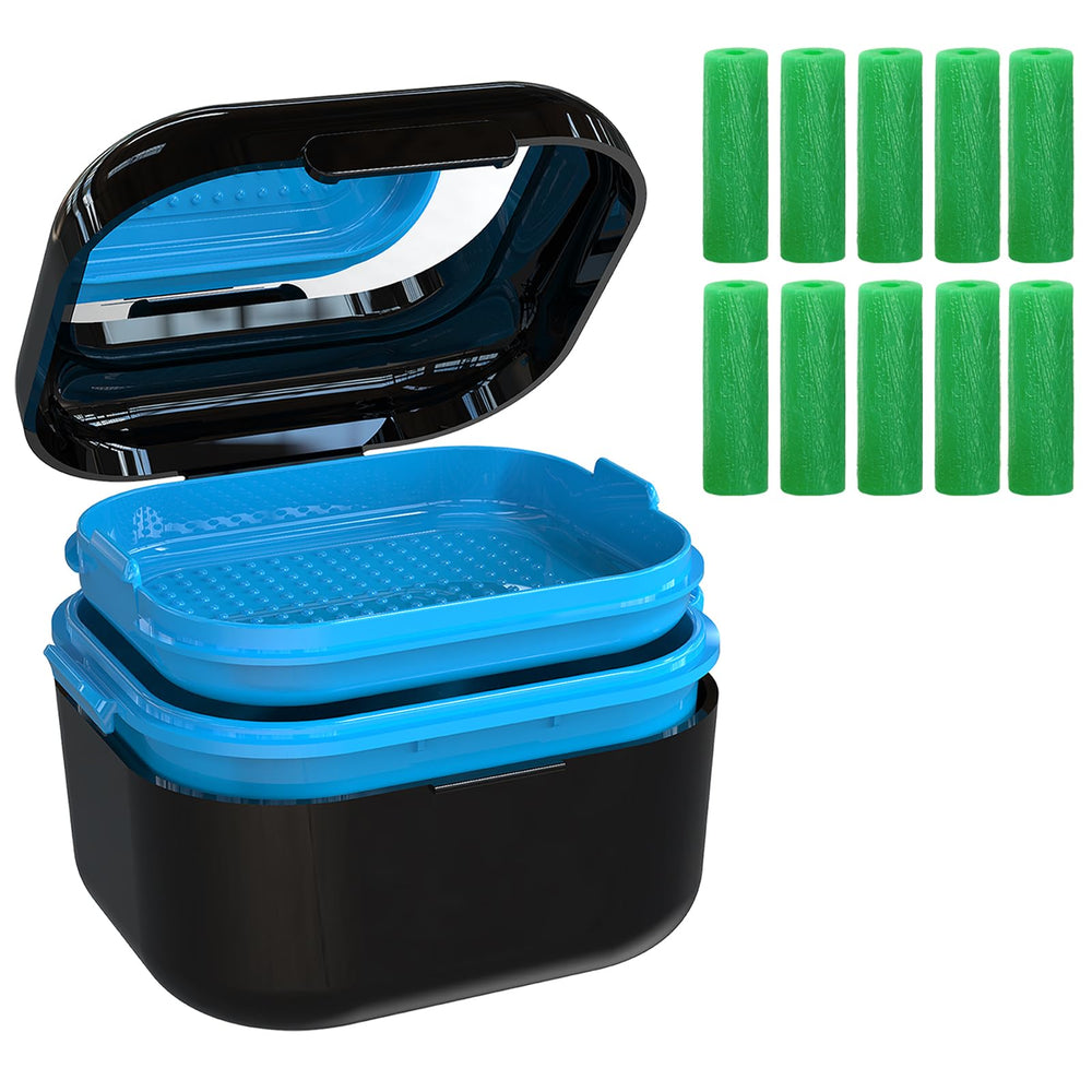 BVN Denture Bath Case - premium ABS material, safe for sensitive mouths