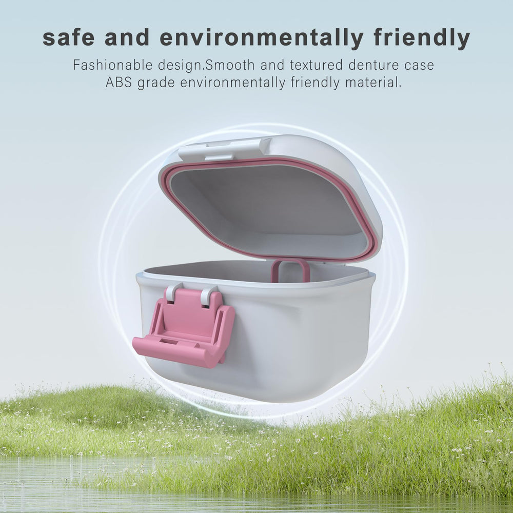 Minimalist, designer BVN denture case with clean design
