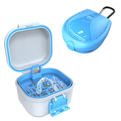 BVN leak-proof denture case for sports with secure lid