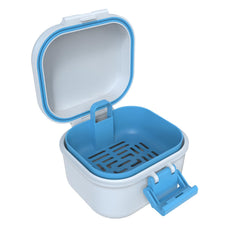 Close-up of leak-proof design on BVN denture case