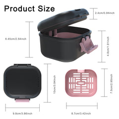 Top view of BVN denture cup showing ventilation holes