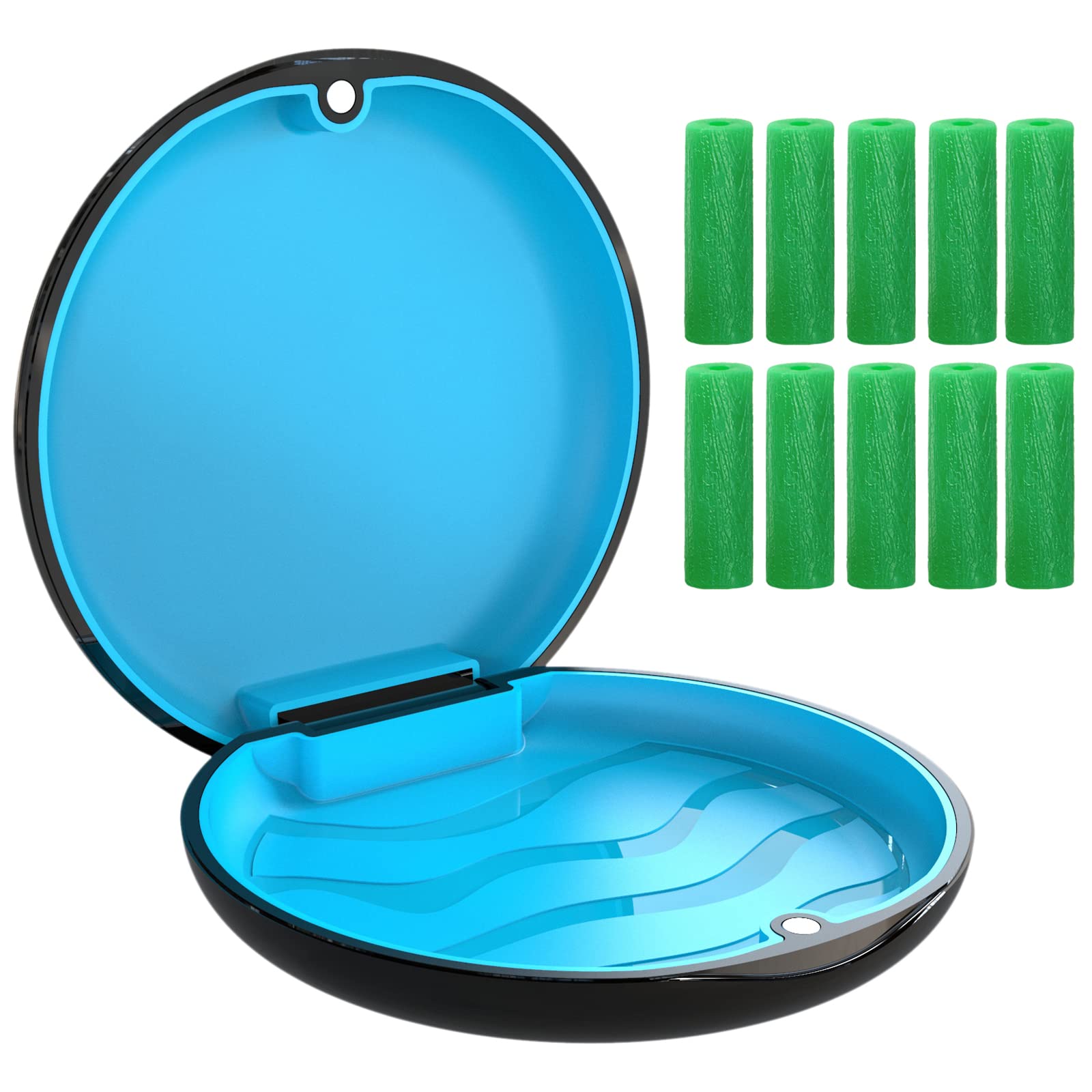 BVN retainer case with magnetic closure