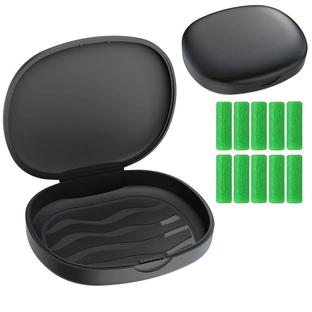 BVN 2Pcs Retainer Case with 10 Aligner Chewies - open case