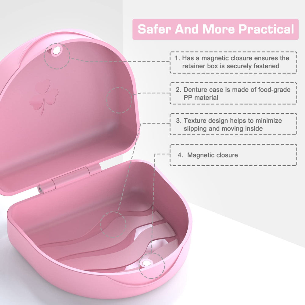 Anti-slip textured surface of BVN retainer case