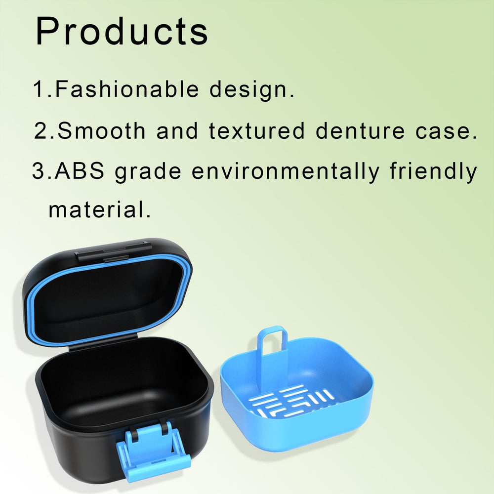 Travel-friendly BVN denture case