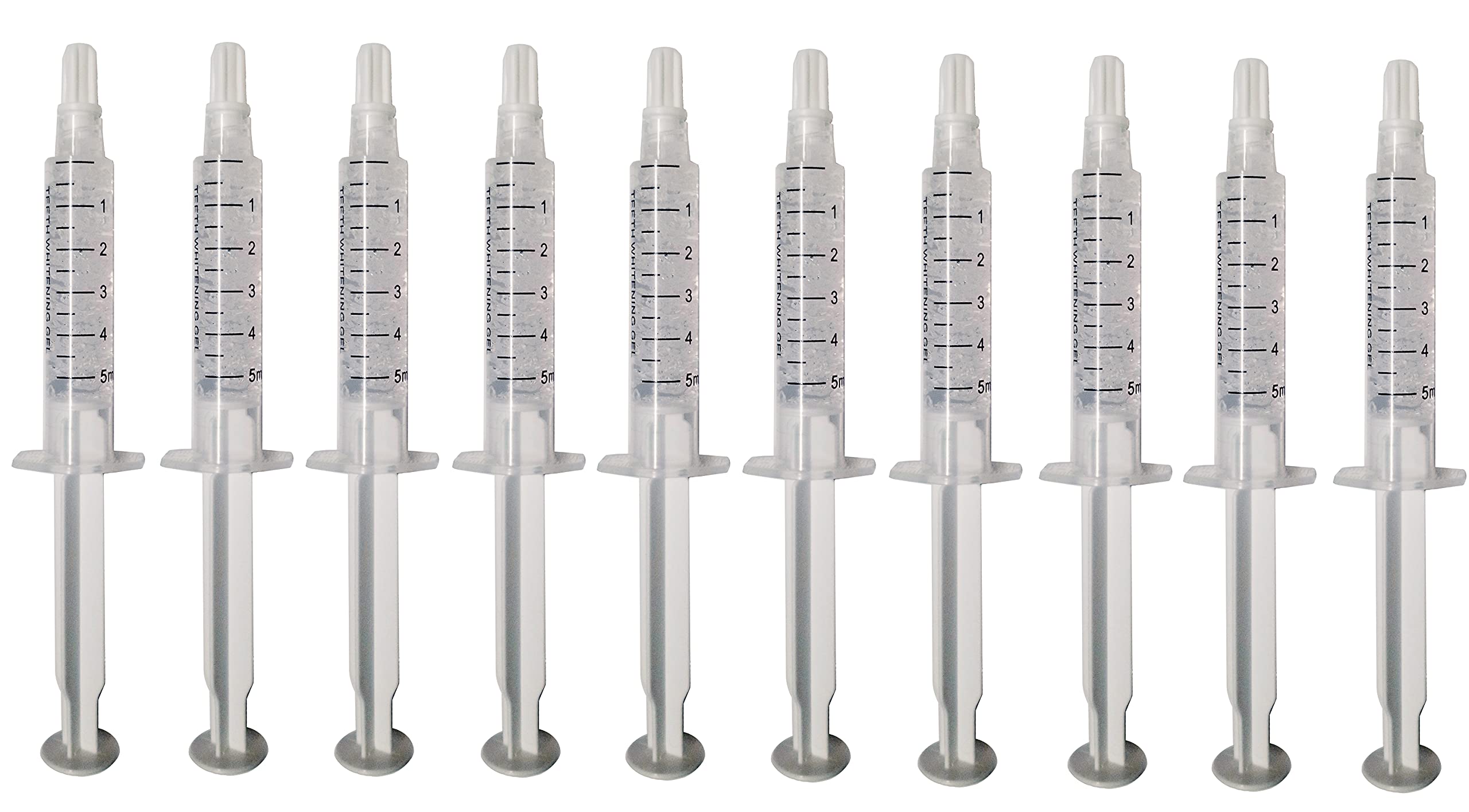 Bright White Smile 35% Teeth Whitening Gel Refills 10 Pack box and syringes