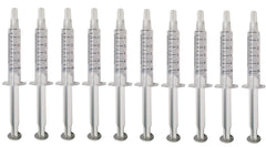 Bright White Smile 35% Teeth Whitening Gel Refills 10 Pack box and syringes