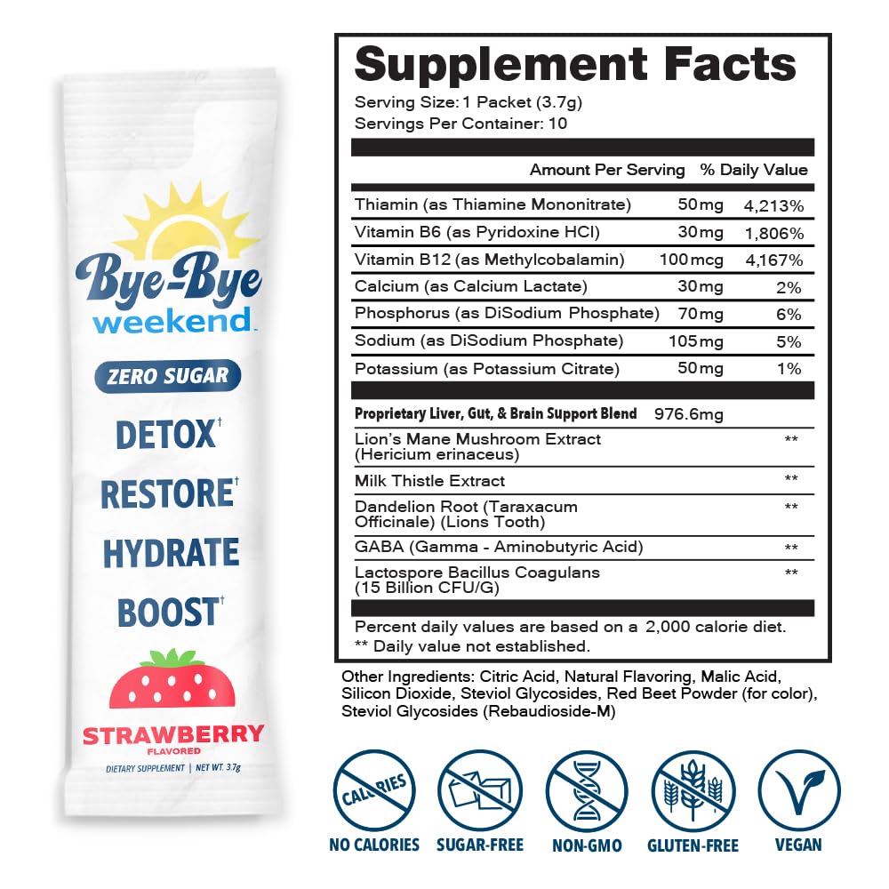 Bye-Bye Weekend kitchen scene showing easy wellness ritual with detox drink