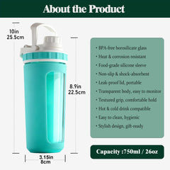 BYLWORKOUT leak-proof lid prevents spills during workouts