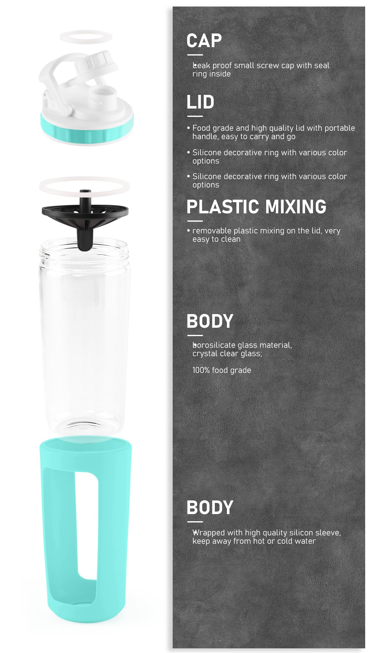 BYLWORKOUT full-wrap silicone sleeve provides secure non-slip grip