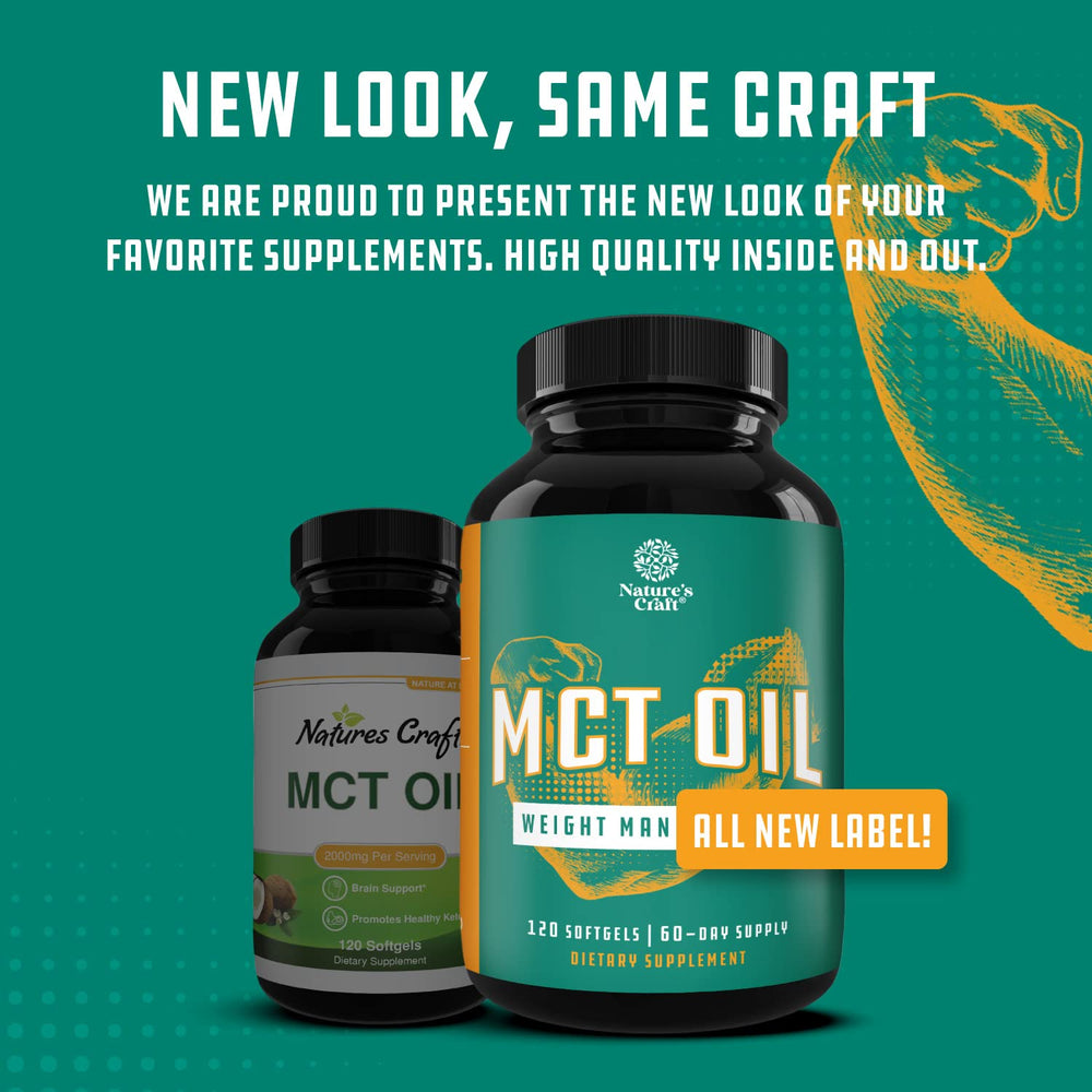 Made in GMP facilities quality label for MCT oil softgels