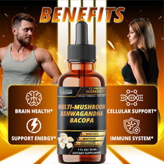 Pineapple-flavored Cadane 12in1 multi-mushroom liquid drops health benefits