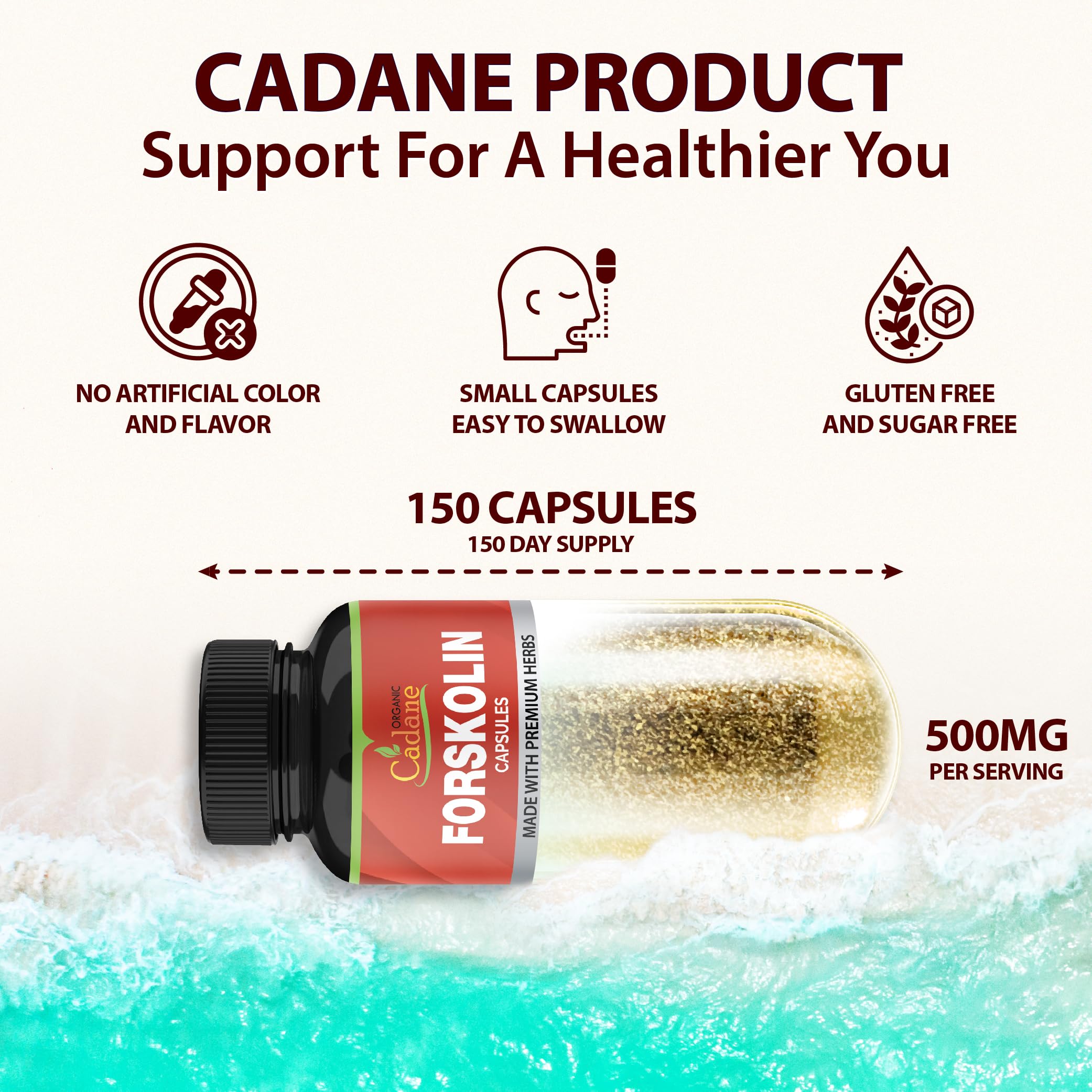 Cadane Forskolin 5in1 product packaging