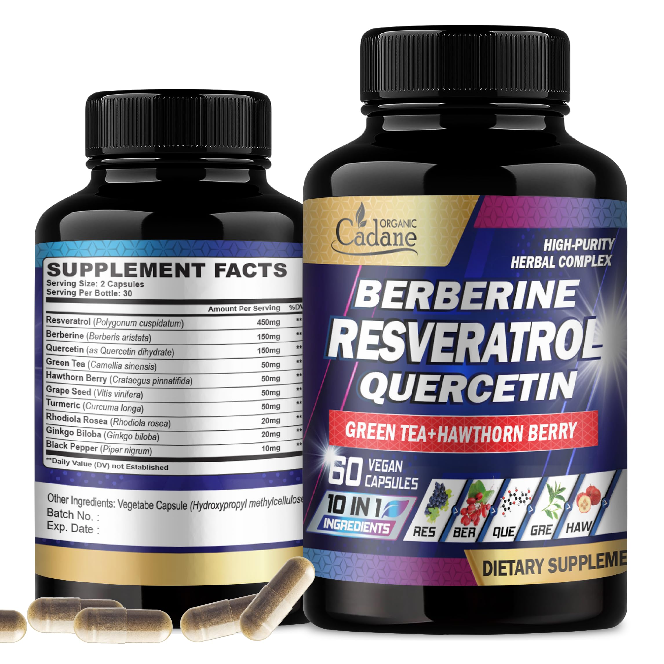 Cadane Resveratrol 10in1 Plus bottle packshot