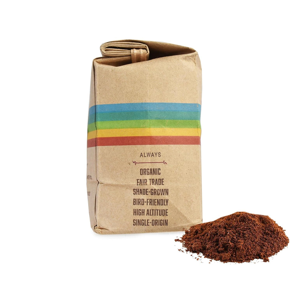 Cafe Mam organic single-origin therapy roast ready for premium brewing.