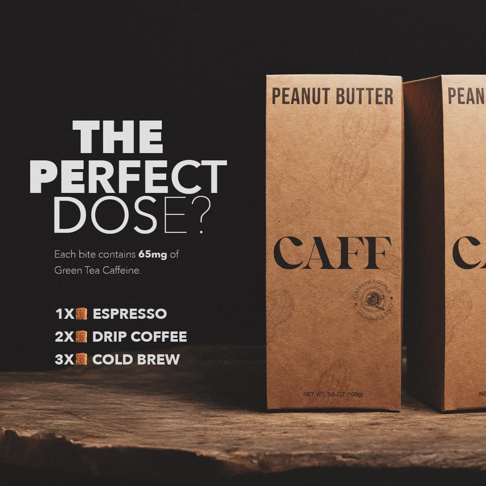 CAFF energy bites provide 65 mg caffeine per bite for a customizable boost.