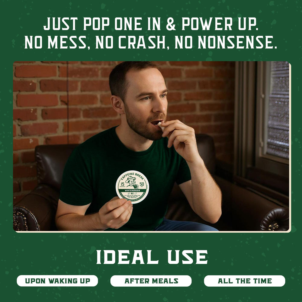 Caffeine Break Wintergreen on-the-go energy in your pocket