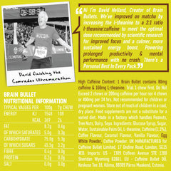 Caffeine Bullet caramel-frappe-flavor hero image highlights tasty, motivating study snack for focus.