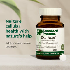 Cal-Amo supplement highlighting calcium and chloride for lung health