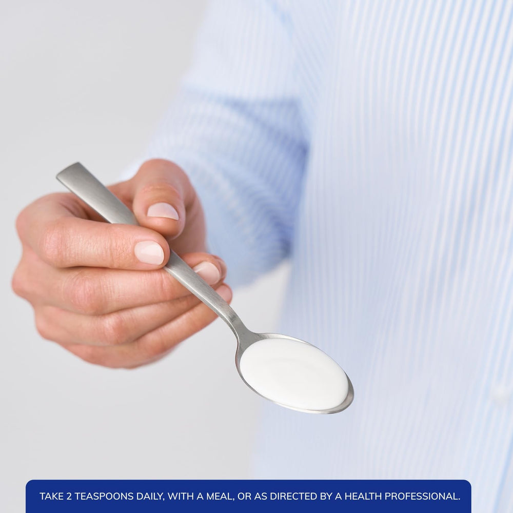 Close-up of Cal/Mag/D Liquid bottle