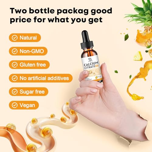 Usage and dosage instructions for calcium citrate drops