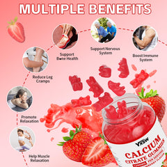 Ingredients list for calcium citrate gummies 1200mg
