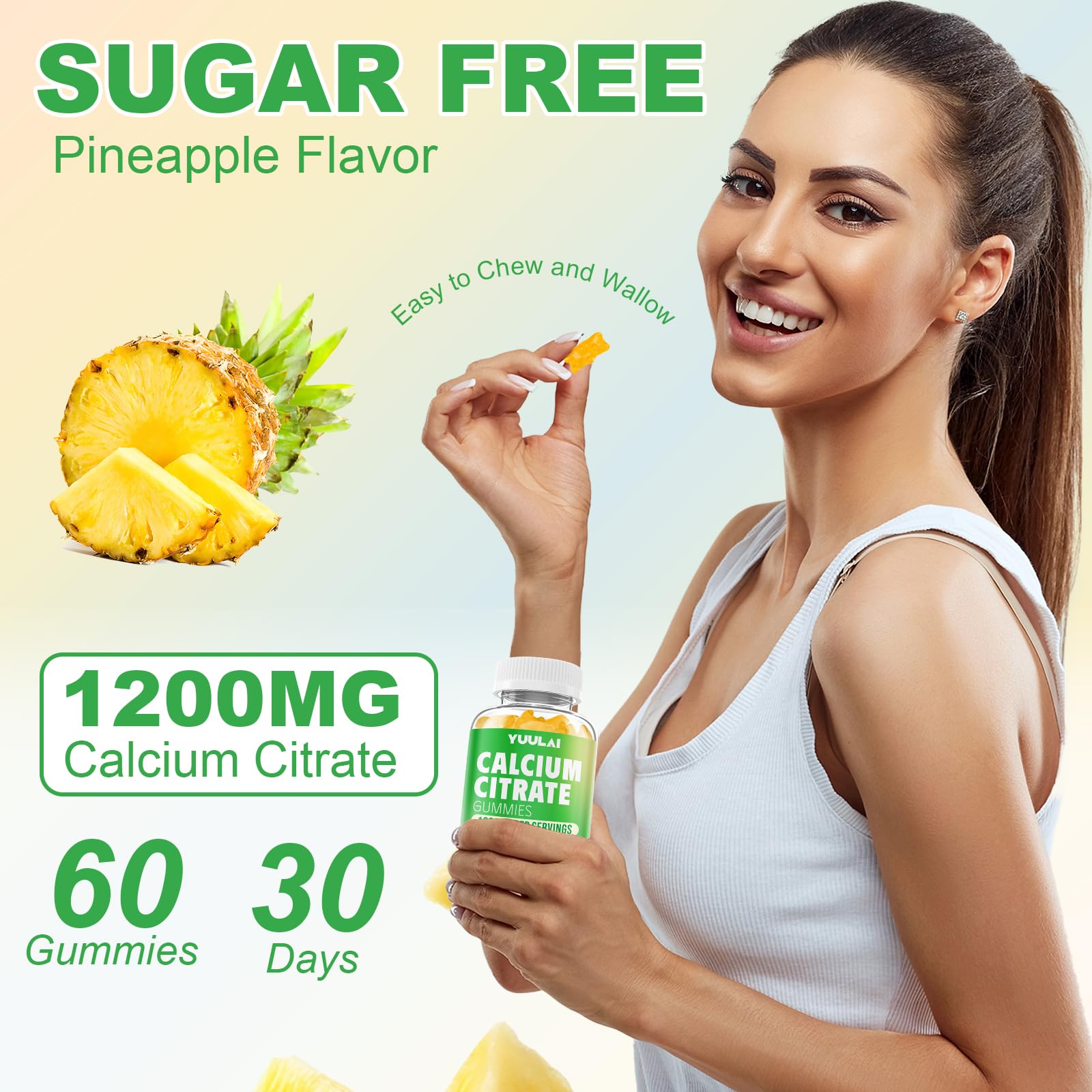 Third-party tested, GMP-certified facility calcium citrate gummies