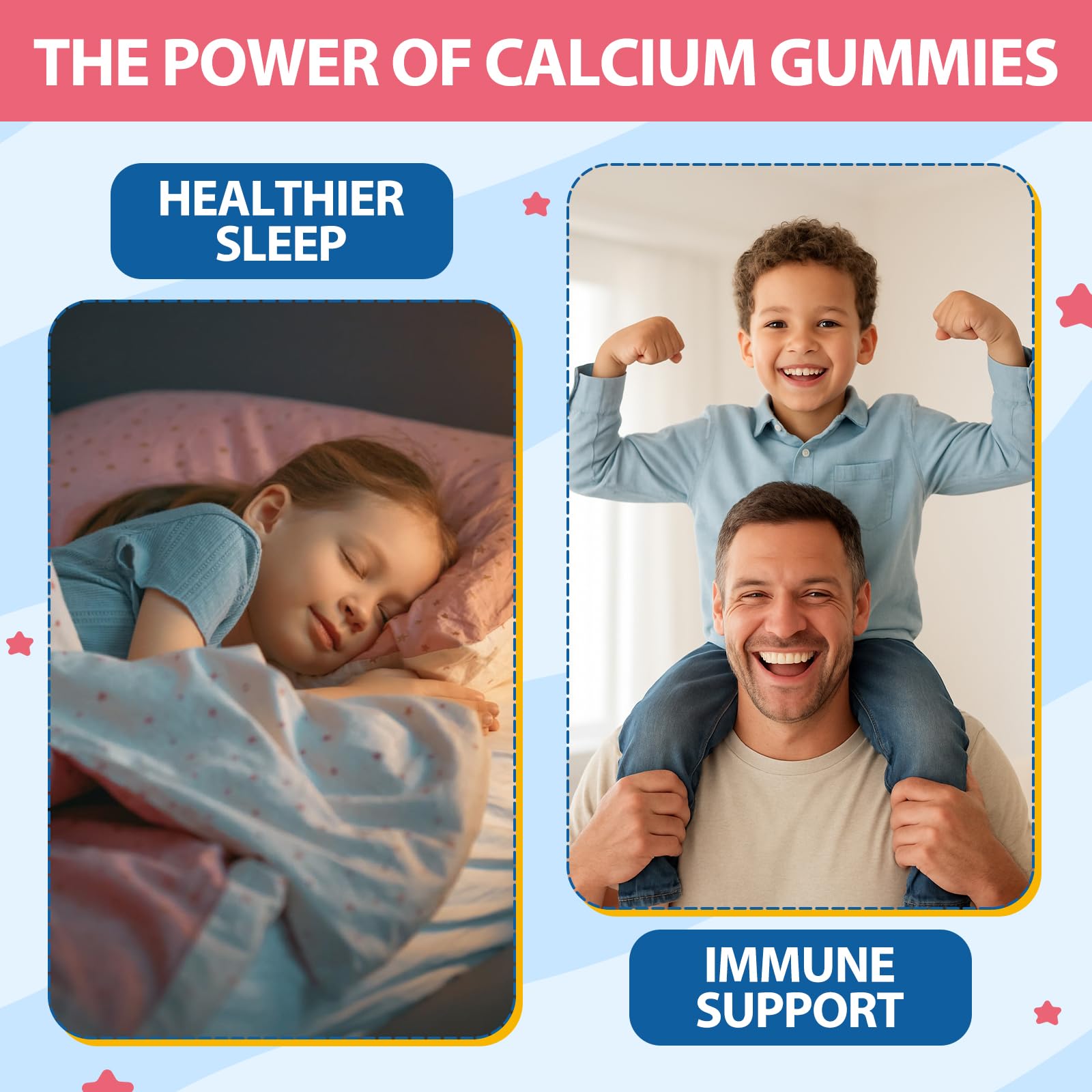 Close-up of strawberry-flavored gummies